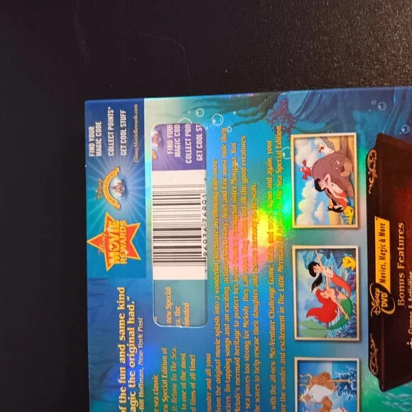 DISNEY THE LITTLE MERMAID AND LITTLE MERMAID II DVD - Picture 3 of 9